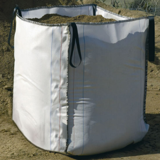 Sfeerbeeld van een gevulde big bag met zand